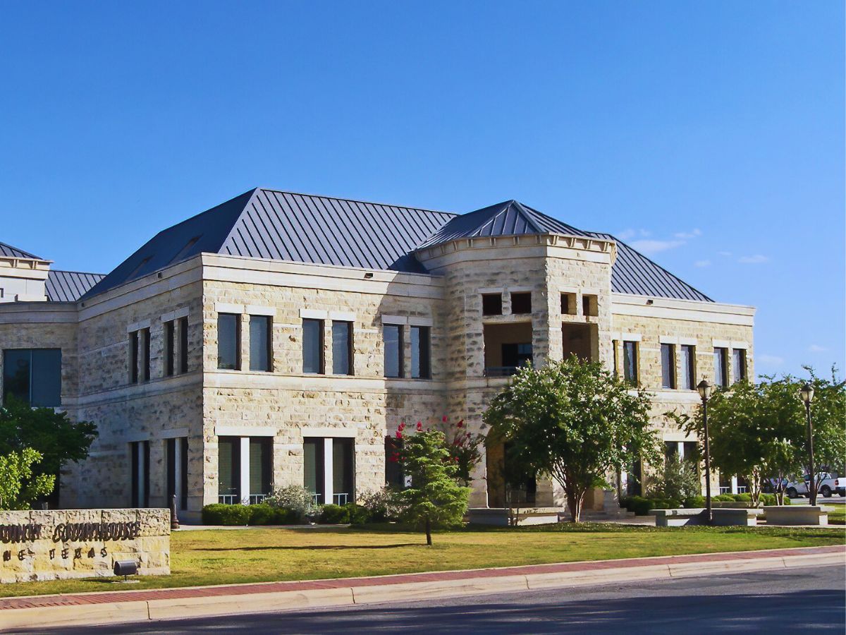 The Kendall County Courthouse, Kendall County, TX