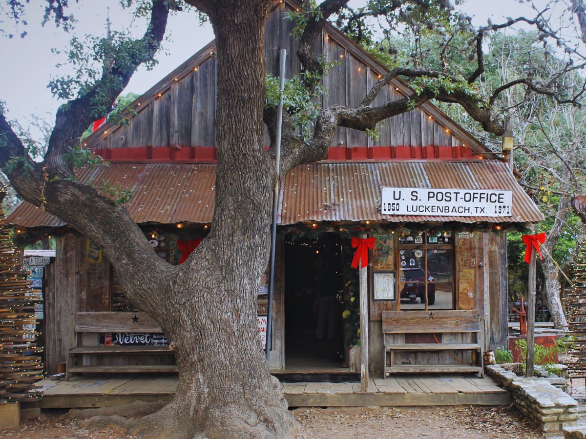 U.S. Post Office, Luckenbach, TX