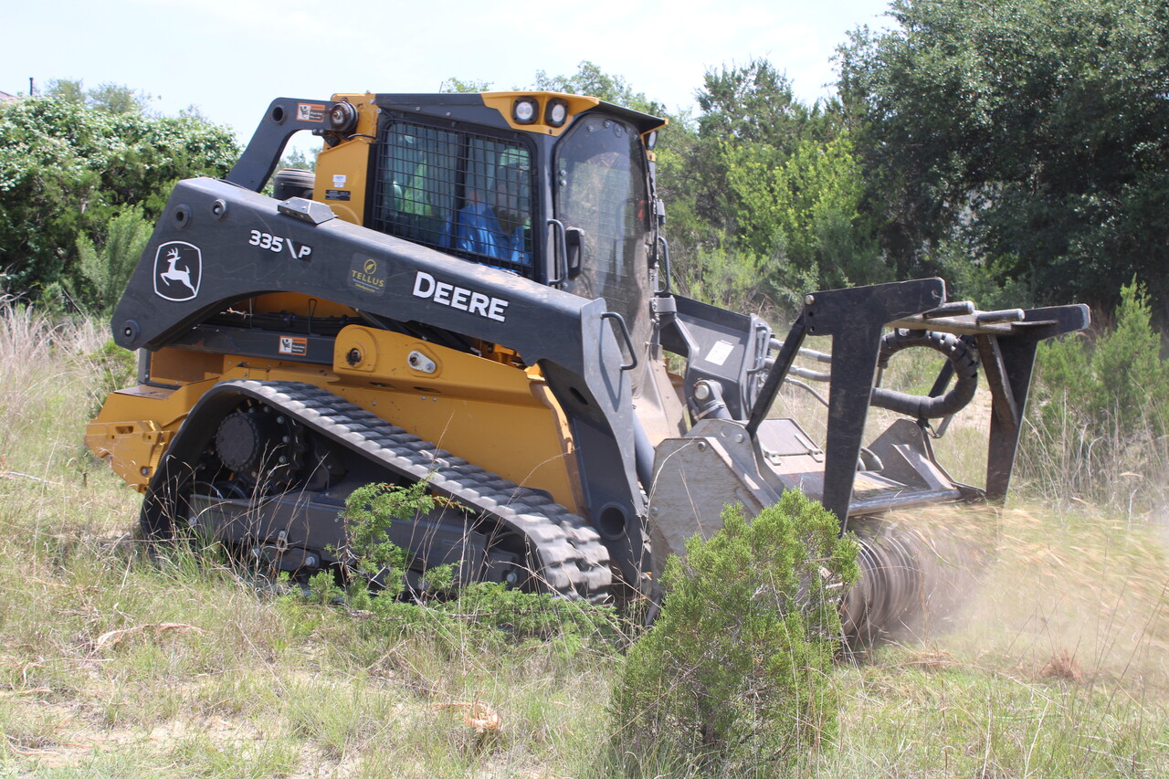 Cedar mulching
