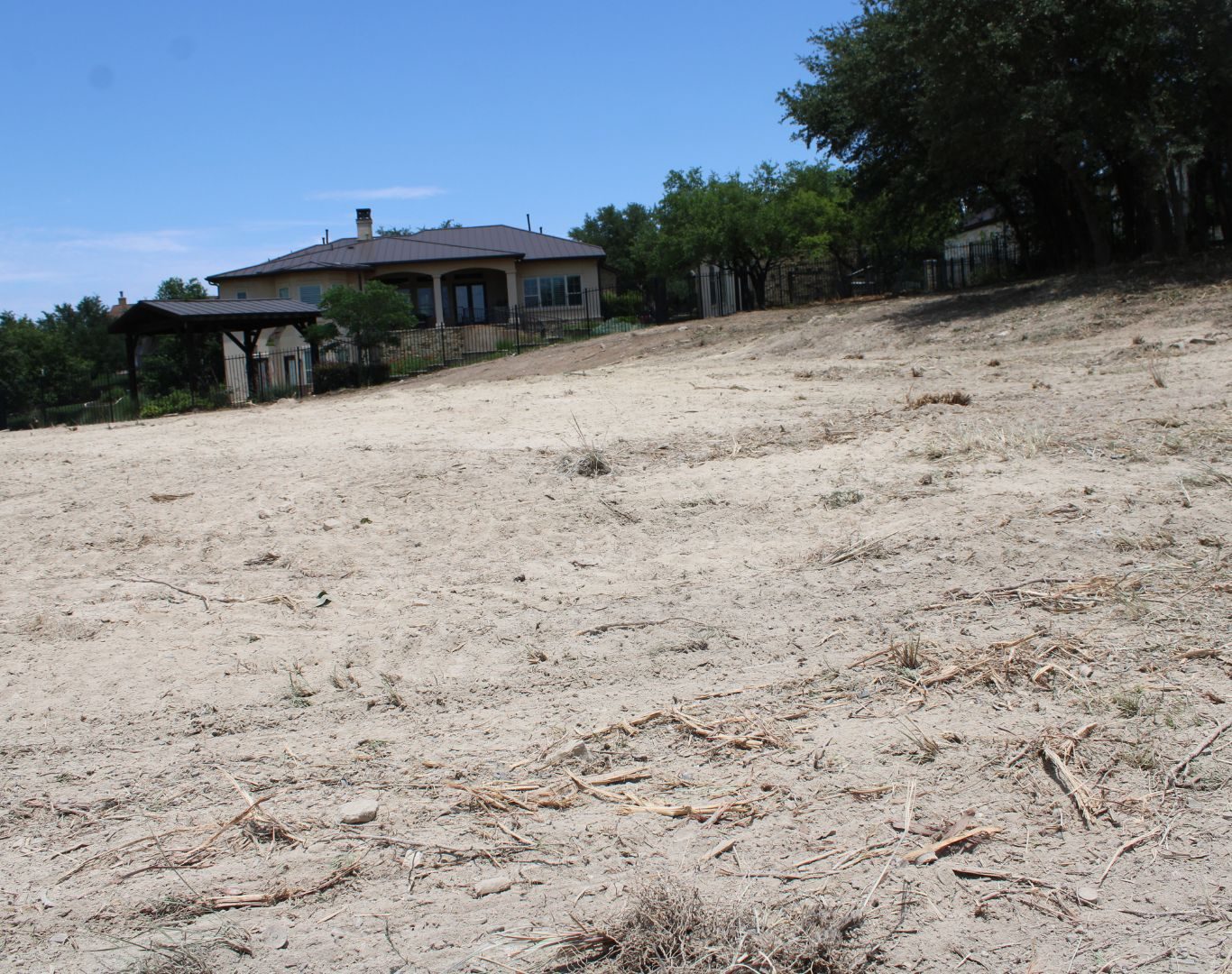 After land clearing