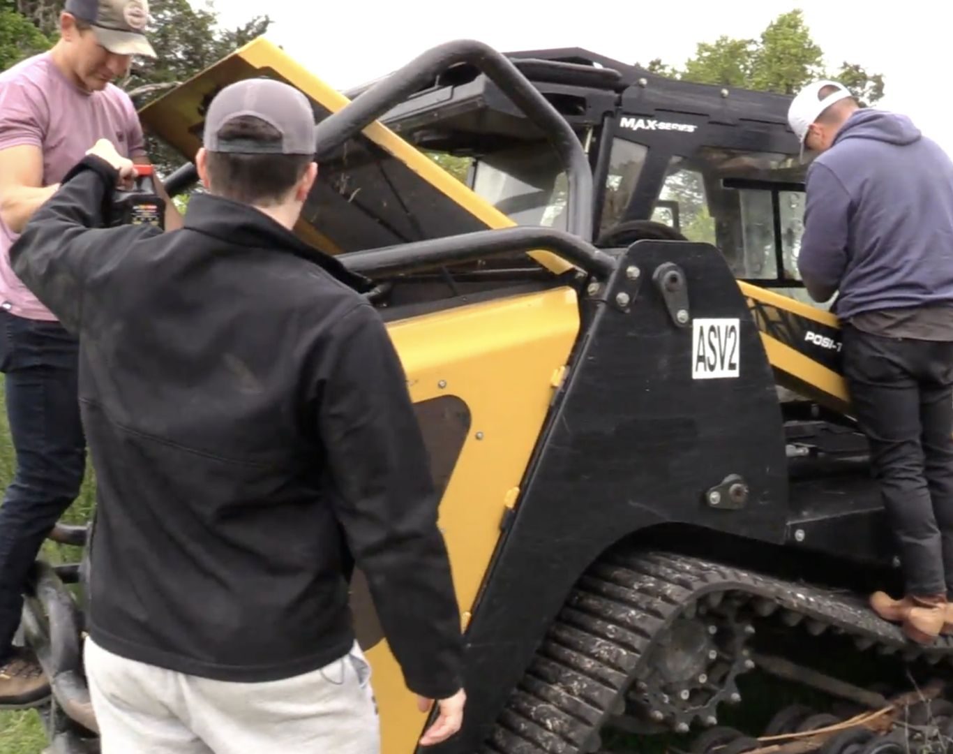 Ranch stump grinding in Comfort, TX Hill Country land